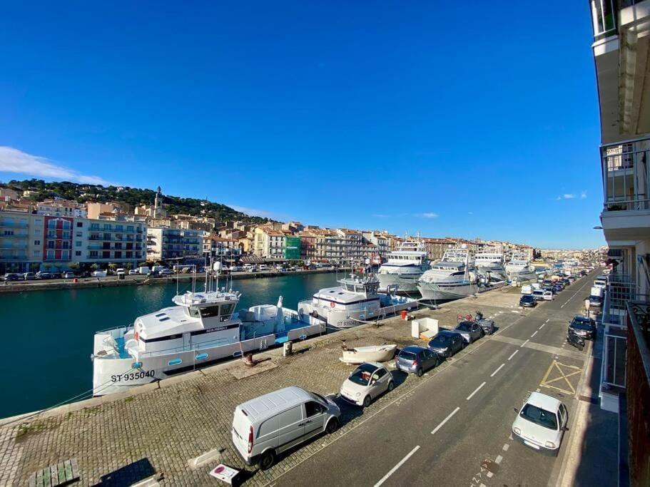 "Georgio" Grand Appartement Traversant Avec Vue Canal Et Parking Sète Exterior foto